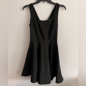 Lulu's Classic Black Mini Dress